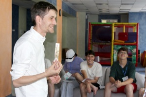 Для ребят-участников «diсенциума» прошел тренинг Данила Варяева об управлении стрессом