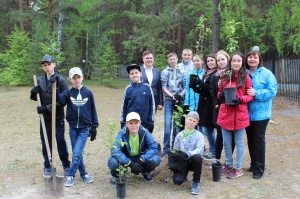 Дети приняли участие в акции «Маленький садовник» 