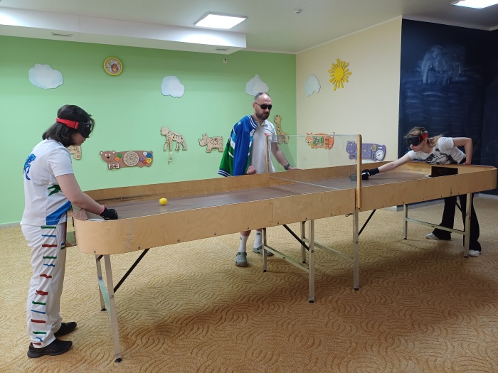 В «Роднике» стартовали Всероссийские детско-юношеские соревнования по спорту слепых в дисциплине «Настольный теннис»