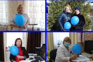 Сотрудники ЦКР «Родник» присоединяются к акции «Зажги синим»