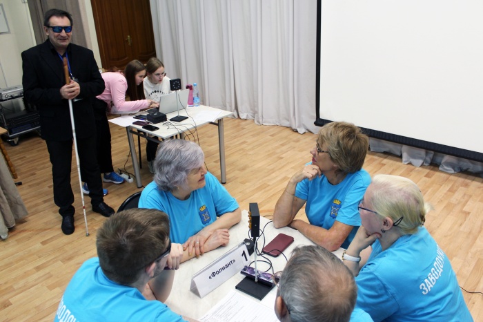 В Международный день слепых принимаем в «Роднике» Областной конкурс интеллектуально-развивающих игр «Жемчужина Сибири» Всероссийской организации слепых