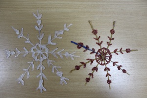 Ажурные снежинки своими руками