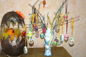 Выставка детских работ, посвященная Светлой Пасхе